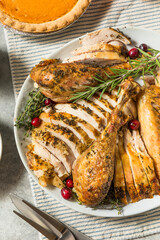Holiday Thanksgiving Turkey Dinner Platter