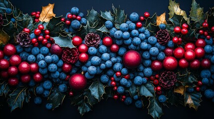 Festive background, Christmas-themed 