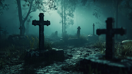 お墓のイラスト