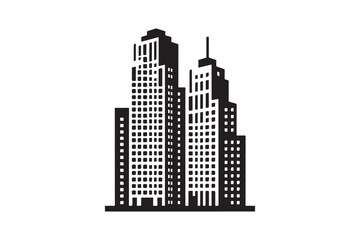 Building Vector silhouette 