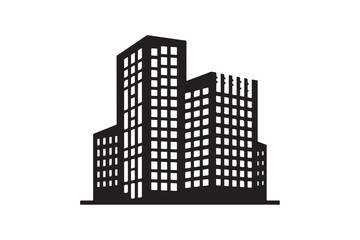 Building Vector silhouette