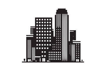 Building Vector silhouette 