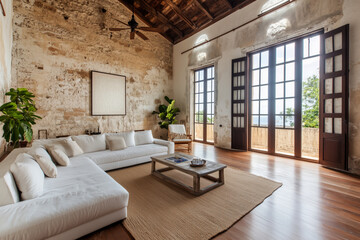 Interior view, living room interior