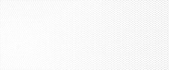 Dotted gradient halftone background. Horizontal seamless dots pattern in pop art style. Abstract modern stylish texture.