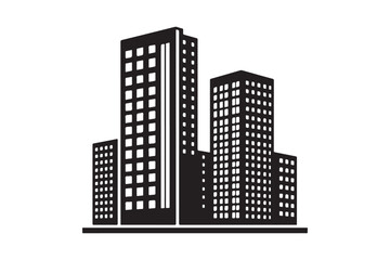 Building Vector silhouette