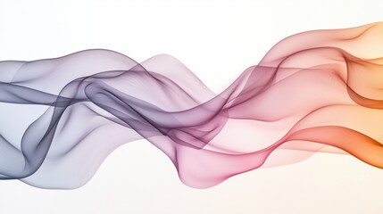 A colorful, flowing line of text with a white background