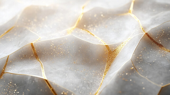 Fototapeta Tekstura marmuru, z dodatkiem złota, tło do projektu generative ai 