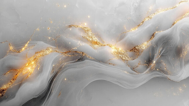 Fototapeta Tekstura marmuru, z dodatkiem złota, tło do projektu generative ai 