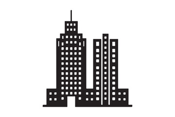 Fototapeta premium Building Vector silhouette 84.eps