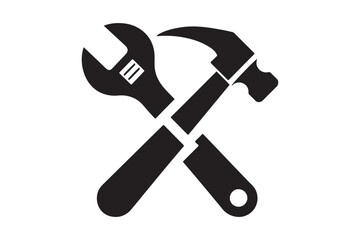 wrench and Hammer tool icon
