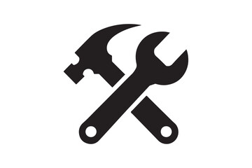 wrench and Hammer tool icon