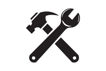 wrench and Hammer tool icon
