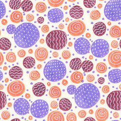 Drawing with markers.