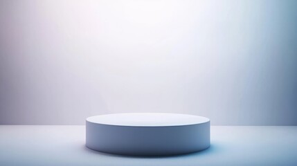 3d rendered empty and minimalistic podium stage for products