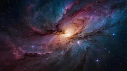 Obraz premium Nebula’s Heartbeat