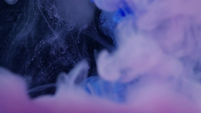 smoke on black background