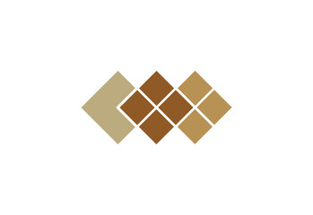 Stylish Ceramic flooring tiles logo design, vector design concept