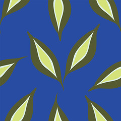 Seamless pattern with floral motifs. Vector illustration.