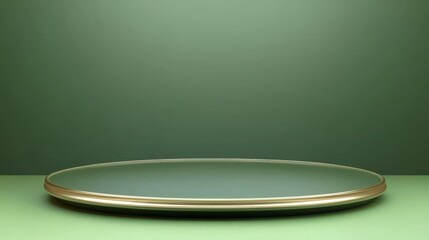 3d minimalistic and empty podium