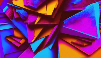 Abstract geometric colorful background