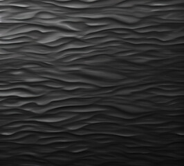 Fototapeta premium black wavy texture background, soft transition of colors and tones, new format, neat cracks, 8k quality.Generative AI