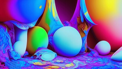 Abstract geometric colorful background