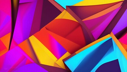 Abstract geometric colorful background