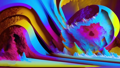 Abstract geometric colorful background