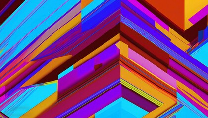Abstract geometric colorful background