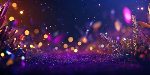 Festive Christmas background with shimmering abstract glitter, perfect for holiday themed designs and celebrations