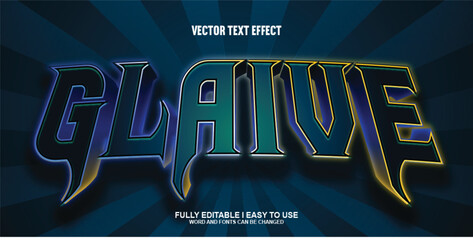Glative Fully Editable 3D Vector Text Effect
