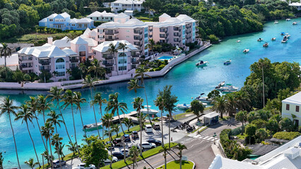 Island of Bermuda Drone Views