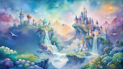 Magic Castle in the Heart of a Mountain Oasis