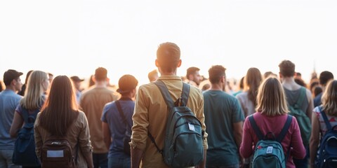   Diverse Crowd Means Unity


