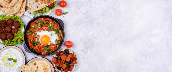 Traditional Jewish, Israeli and middle Eastern food