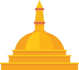 Boudhanath stupa in kathmandu, nepal displaying traditional nepalese architecture