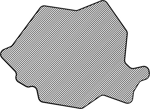 recommend clip art: hatch line drawing of romania map.