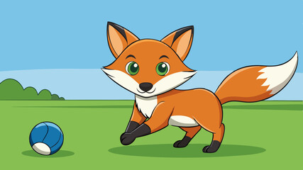 red fox cartoon