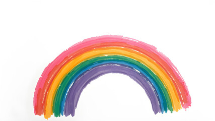 Obraz premium Colorful rainbow background template. Abstract rainbow image. AI generated image, ai.