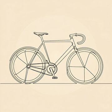 recommend clip art: line art of bicycle isolated in white background outline of  a bike cycle