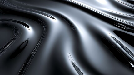 A smooth, polished obsidian background with a subtle sheen and a large space for text