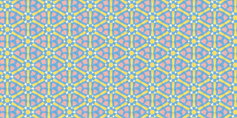 Vibrant Kaleidoscope. Geometric Pattern