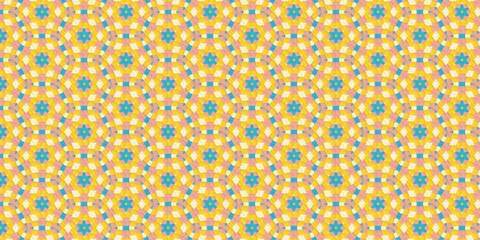 Structured Kaleidoscope. Geometric Pattern