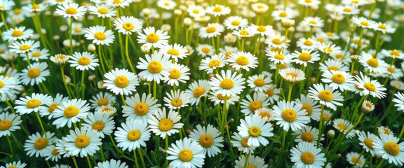 daisy backdrop, wallpaper, Place for adding text or design