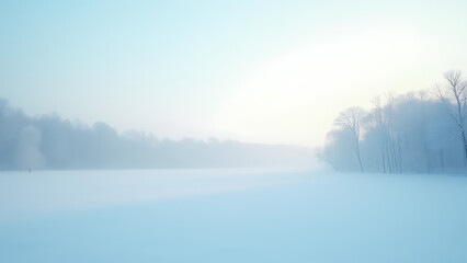 Fototapeta premium The color is a pale icy hue reminiscent of a clear summer sky on a cold winter morning.