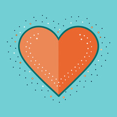 background with heart