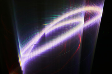 Abstract background. A color wave on a black background. An idea for web banners and advertisements