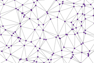 Abstract technology background. Minimalist Geometric Network Pattern. Connected dots and lines abstract background. Abstract internet connection network technology graphic design background. Network