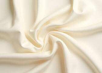 Fototapeta premium Soft beige silk gives a textured look with subtle light white undertones and creamy tones throughout the design.