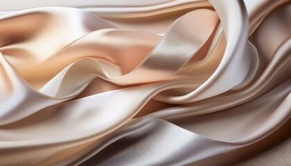 Creamy soft silk fabric